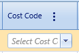 17. Cost Code Field