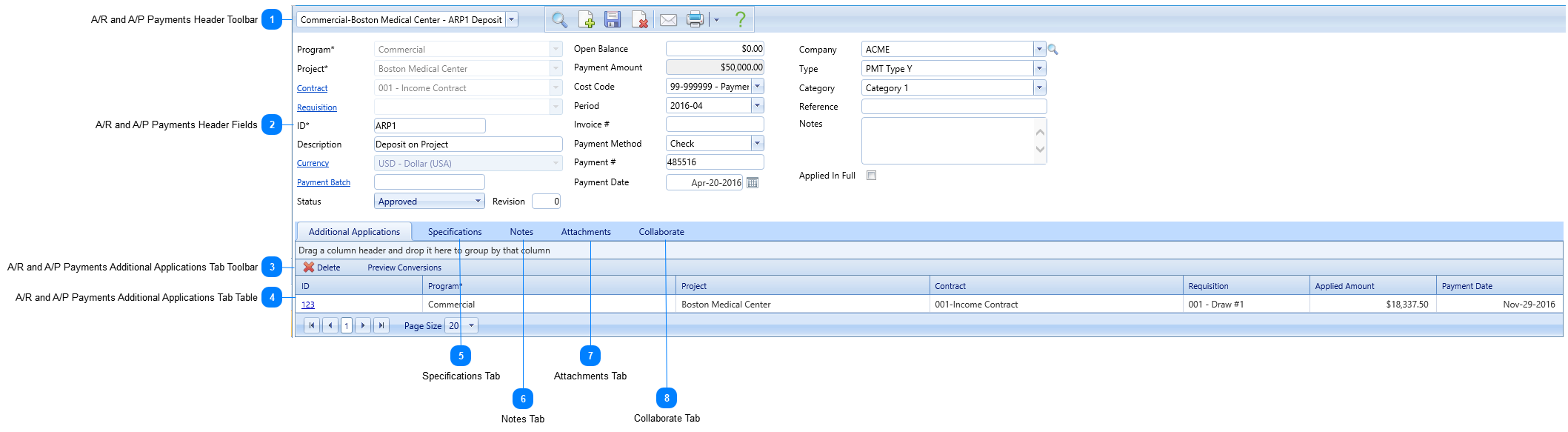 A/R and A/P Payments