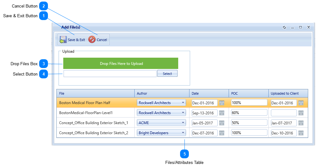 Add Files Dialog