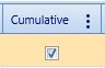 8. Cumulative Checkbox