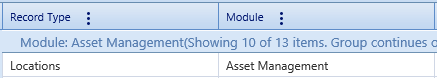 1. Record Type, Module Fields