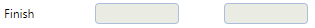 5. Finish Date and Time Fields