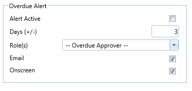 7. Overdue Alerts Section