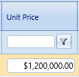 10. Unit Price Field