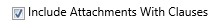 8. Include Attachments Checkbox