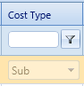 15. Cost Type Field