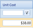 8. Unit Cost Field