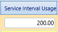 11. Service Interval Usage Field