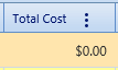 29.  Total Cost Field