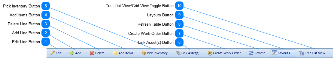 Components Tab Toolbar