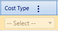 14.  Cost Type Field