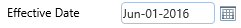 14. Effective Date Field