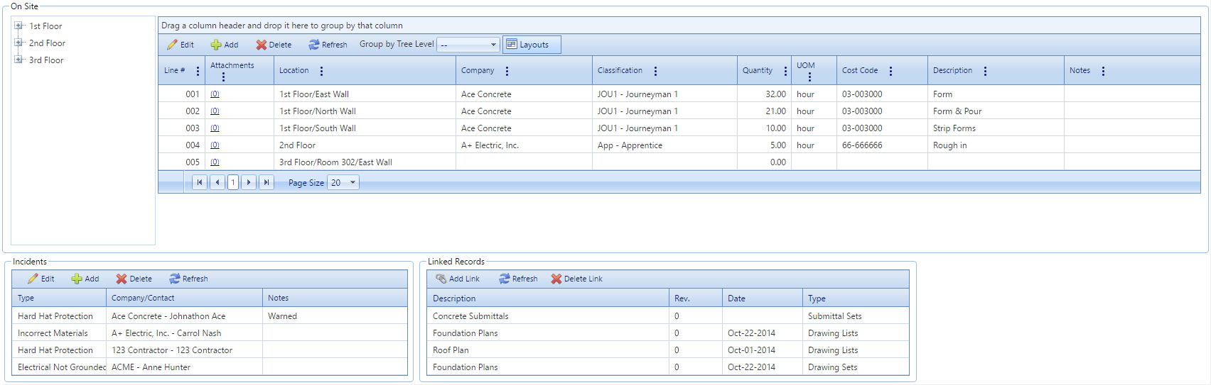 3. Daily Reports Details Tab