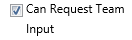 21. Team Input Checkbox