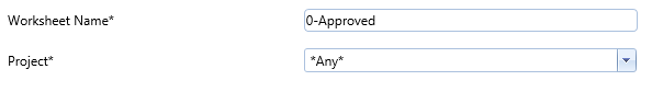 2. Define Worksheets Header Fields