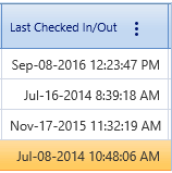 16. Last Checked In/Out Date Field