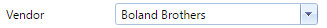 3. Vendor Field