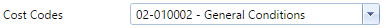 14. Cost Codes Field