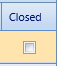 17. Closed Checkbox