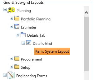 5. Grid & Sub-grid Layouts Tree