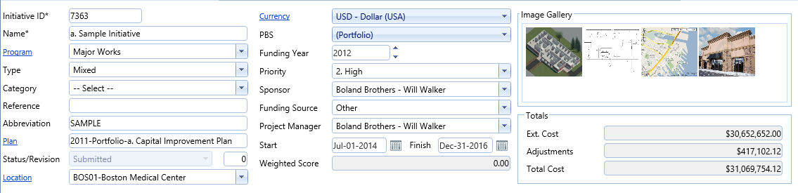 2. Initiatives Header Fields