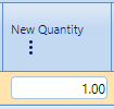 11. New Quantity Field