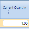 8. Current Quantity Field