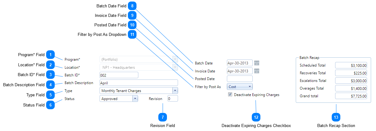 Lease Administrator Header Fields