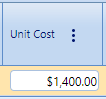 9. Unit Cost Field