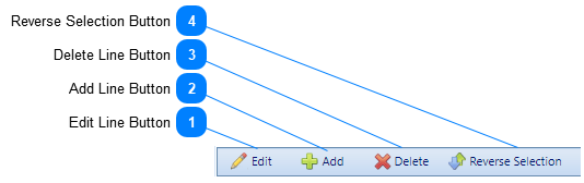 Lease Administrator Recoveries Tab Sub-Table Toolbar