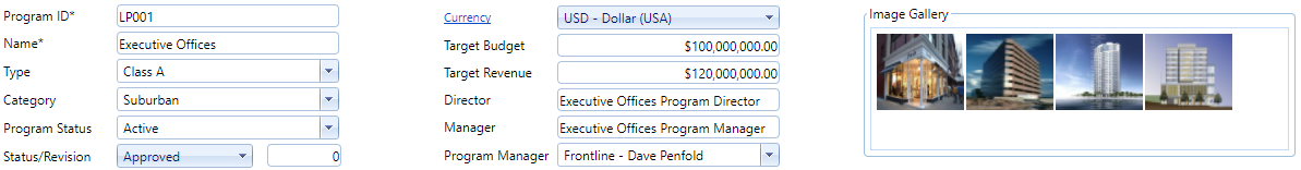 2. Location Programs Header Fields