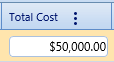 14. Total Cost Field