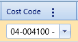 6.  Cost Code Field