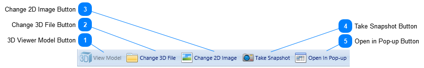 Model Manager 3D Viewer Tab Toolbar