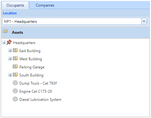 10. Current Location Occupants Tab