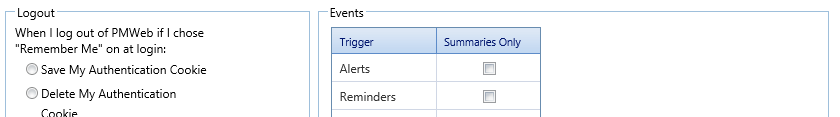 6. My Settings Fields