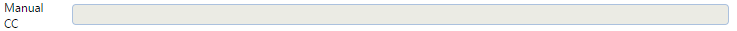 10. Manual CC Field