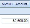 17. MWDBE Amount