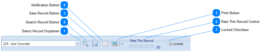 Online Bidding Header Toolbar