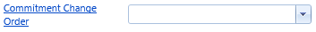 11. Commitment Change Order Field