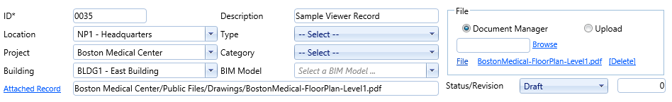 3. PMWeb Viewer Header Fields