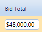 8. Bid Total