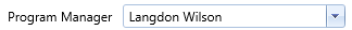 3. Program Manager Field