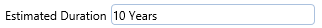 6. Estimated Duration Field