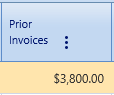 20.  Prior Invoices Field