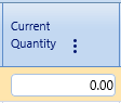 7.  Current Quantity Field