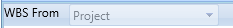 1. WBS From Dropdown