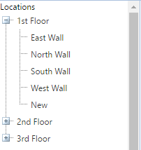 1. Work Location Tree