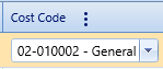 19.  Cost Code Field