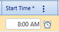5.  Start Time* Field